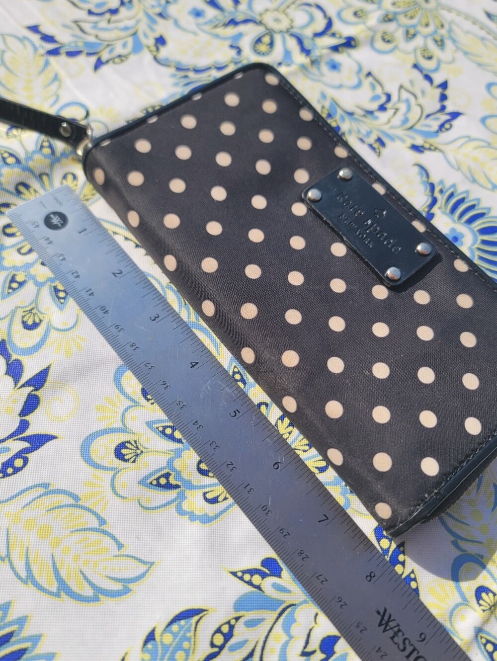 Kate Spade Polka Dot Black And White Wallet - Picture 6 of 14